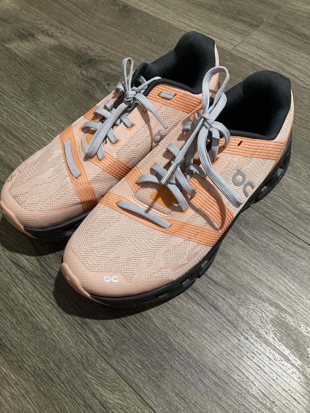 On Shoes Womens Size 8 Orange Cloudgo Sneaker Breathable Lightweight Running